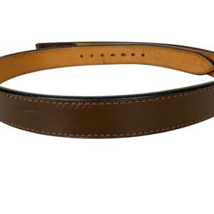 Texas Leathercraft Mens Duty Gun Belt Strap Size 45 Brown Thick Heavy Leather